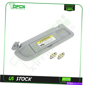 サンシェード 2006年2007年2008年ホンダシビックドライバークリアグレーサンバイザー +ミラーライトフリー For 2006 2007 2008 Honda Civic Driver Clear GRAY Sun Visor + Mirror Lights Free