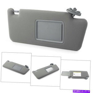 サンシェード 右側のグレーサンバイザーフィットトヨタタコマ2005 -2015 w/oライト74310-35C00-B0 Right Side Gray Sun Visor Fit Toyota Tacoma 2005 -2015 W/O Light 74310-35C00-B0