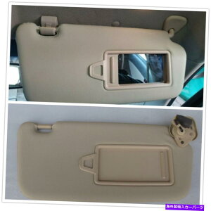 TVF[h q_CANZg2006-2010̃~[x[W̉ẼTVF[htԂ̃ToCU[ Car Sun Visor W/ Mirror Beige Right Side Sunshade For Hyundai Accent 2006-2010