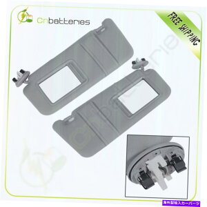 TVF[h 06-11̍ +Eg^JʂݕzToCU[yAƃT[t LEFT + RIGHT Side For 06-11 TOYOTA CAMRY Plush Cloth Sun Visors Pair W/Sunroof