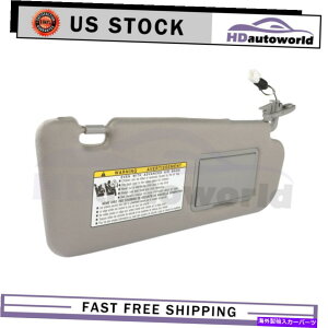 TVF[h 06-08 85202-0A750-QSQQHToCU[O[RHTChW/q_C\i^2.4L 06-08 85202-0A750-QSQQH Sun Visor Gray RH Side W/Lighted For Hyundai Sonata 2.4L