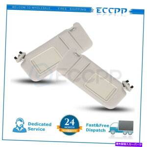 サンシェード タンベージュサンバイザーペアは2009-2011に右に右に左右に右に右に右に右に存在します。バニティライト TAN Beige Sun Visor PAIR Left Right for 2009-2011 Toyota Camry W/O vanity light