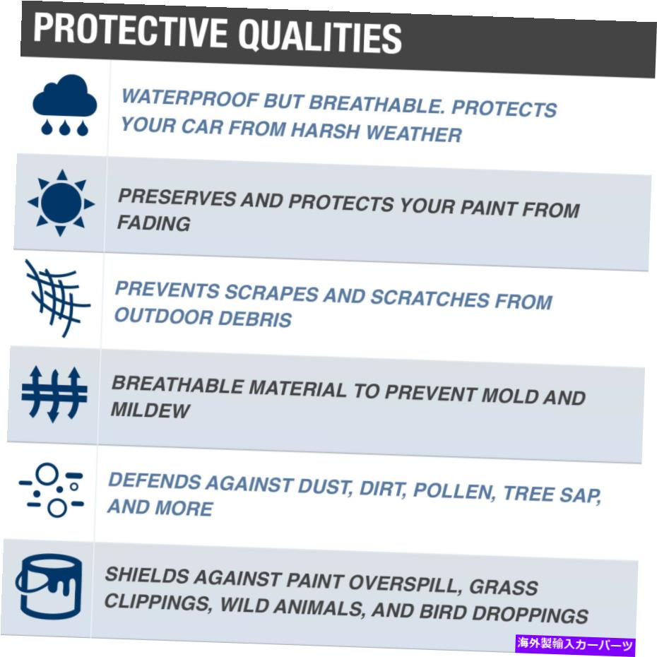 カーカバー Budge Protector Car Saab Waterproof Breathable 2007に適合します|防水|通気性 V v  CoverはSaab Car 9-3 Fits 9-3 Budge Cover Protector 2007 車用品 | progrez.pe