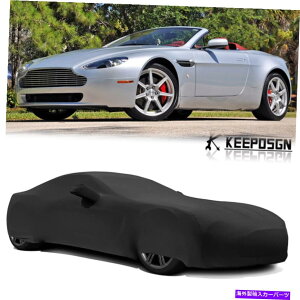 J[Jo[ Xgb`XeCJ[Jo[JX^ubNAXg}[eBv8@e[W[hX^[ Indoor Stretch Stain Car Cover Custom Black For Aston Martin V8 Vantage Roadster