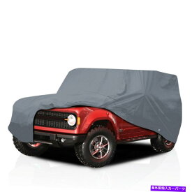 カーカバー [CSC] 5層の防水SUV Ford Bronco 2021-2022のフルカーカバー [CSC] 5 Layer Waterproof SUV Full Car Cover for Ford Bronco 2021-2022