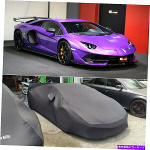 �J�[�J�o�[ �Ԃ̃J�o�[�����X�e�C���X�g���b�`�_�X�g�v���[�t�J�X�^�������{���M�[�j�A�x���^�h�[��SVJ Car Cover Indoor Stain Stretch Dust-proof Custom For Lamborghini Aventador SVJ�y���s�A���i�z