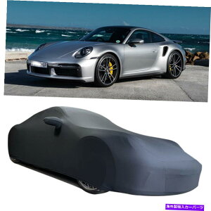 J[Jo[ |VF911 2002-2022tJ[Jo[TeXgb`ubN_Xgv[tp For Porsche 911 2002-2022 Indoor Full Car Cover Satin Stretch Black Dust-proof