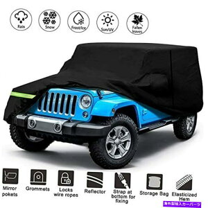 �J�[�J�o�[ �W�[�v�����O���[2�h�A1987-2021 190t�J�o�[��Yidexin�h���ԃJ�o�[... YIDEXIN Waterproof Car Covers for Jeep Wrangler 2 Doors 1987-2021 190T Covers...
