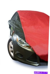 カーカバー アメリカ製のカーカバーレッド/ブラックフィットクライスラーシルス2000 USA Made Car Cover Red/Black fits Chrysler Cirrus 2000