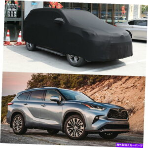 J[Jo[ Ԃ̓g^nC_[2001-22̂߂̉Xgb`_Xgv[tubNJX^Jo[Ă܂ Car Covers Indoor Stretch Dust-proof Black Custom For Toyota Highlander 2001-22