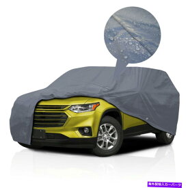 カーカバー [PSD] 2018 Ford EdgeSUVの最高の防水フルセミカスタムフィットカーカバー [PSD] Supreme Waterproof Full Semi Custom Fit Car Cover for 2018 Ford Edge SUV