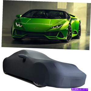 J[Jo[ 2015-2022 Lamborghini Huracan Custom Indoor CarJo[TeXgb`ubN For 2015-2022 Lamborghini Huracan Custom Indoor Car Cover Satin Stretch Black