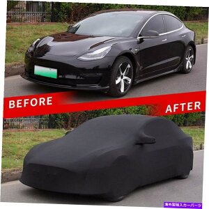 J[Jo[ tJ[Jo[XeCXgb`_Xgv[tJX^eXf3 2017-22 Full Car Cover Indoor Stain Stretch Dust-proof Custom For Tesla Model 3 2017-22