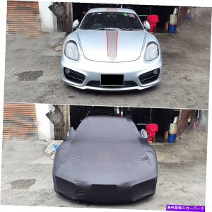 �J�[�J�o�[ 2017-2022�|���V�F718�P�C�}���J�X�^�������J�[�J�o�[�T�e���X�g���b�`�u���b�NHG For 2017-2022 Porsche 718 Cayman Custom Indoor Car Cover Satin Stretch Black HG