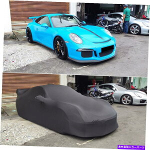 J[Jo[ |VF911 GT3tJ[Jo[Xgb`XeC_Xgv[tJX^ubN For Porsche 911 GT3 Full Car Cover Indoor Stretch Stain Dust-proof Custom Black