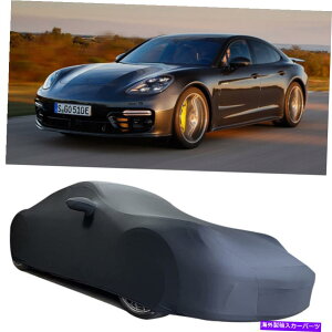 J[Jo[ 2010-2022|VFpi[JX^J[Jo[TeXgb`ubN For 2010-2022 Porsche Panamera Custom Indoor Car Cover Satin Stretch Black