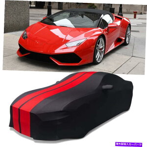 J[Jo[ TeXgb`JX^J[Jo[{M[jnJXpC_[̃_Xgv[t Satin Stretch Indoor Custom Car Cover Dustproof for Lamborghini Huracan Spyder