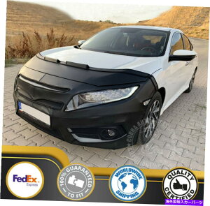 J[Jo[ Honda Civic 2016 2017 2018 2019 2020 2021̎Ԃ̃tt[hop[u2s[X Car Full Hood & Bumper Bra 2-Piece For Honda Civic 2016 2017 2018 2019 2020 2021