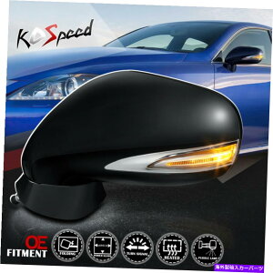 US~[ 09-13NTXIS250 IS350̍ɓڂꂽM^[VOir[~[ Left Side Powered Heated Turn Signal View Mirror for 09-13 Lexus IS250 IS350
