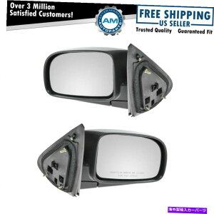 US�~���[ 07-09�T���^�t�F�̂��߂Ƀu���b�N�e�N�X�`���p���[�T�C�h�r���[���ƉE�y�A�Z�b�g Black Textured Power Side View Mirrors Left & Right Pair Set for 07-09 Santa Fe�y���s�A���i�z