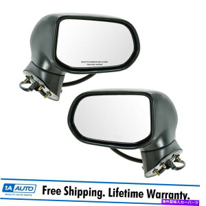 US~[ p[TChr[~[ƉEyA06-11z_VrbN4hAZ_ɃZbg Power Side View Mirrors Left & Right Pair Set for 06-11 Honda Civic 4 Door Sedan