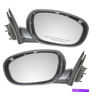 US~[ NCX[300_bW}OiMZbg̃yATChr[p[~[ Pair Side View Power Mirrors for Chrysler 300 Dodge Magnum Heated Set with Caps