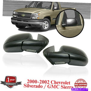 US~[ 2PCStgp[~[}jAtH[hMh\00-02Vo[hVG 2Pcs Front Power Mirror Manual Fold Heated Paintable For 00-02 Silverado Sierra