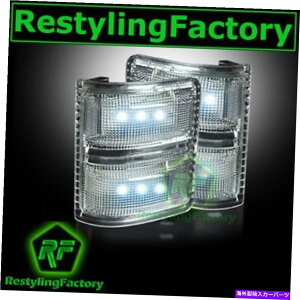 US�~���[ 2008-2015�X�[�p�[�f���[�e�B�T�C�h�~���[�^�[�����C�g�z���C�gLED�N���A�����Y���� 2008-2015 Super Duty Side Mirror Turn Lights WHITE LED CLEAR Lens Replacement�y���s�A���i�z