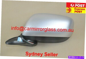 US�~���[ �z���_�W���Y2008-2014�����̐V�����h�A�~���[�A�_�Ŏ҂Ȃ��A�� NEW DOOR MIRROR FOR HONDA JAZZ 2008 - 2014 LEFT SIDE, NO BLINKER, Silver�y���s�A���i�z