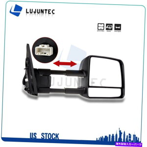 US~[ 2007-16̃g^chp[}jAtH[hubNRHTCh~[MM For 2007-16 Toyota Tundra Power Manual Fold Black RH Side Mirror Heated Signal