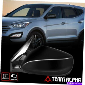 US�~���[ 2013-2017�q�����_�C�T���^�t�F[���h���C�o�[��] OE�X�^�C���̃p���[�����~���[ Fits 2013-2017 Hyundai Santa Fe [Left Driver Side] OE Style Power Adjust Mirror�y���s�A���i�z