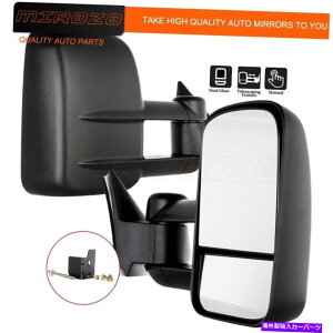 US�~���[ 1988�N����1998�N�̃}�j���A���e���X�R�s�b�N�g�E�~���[ Manual Telescopic Tow Mirrors For 1988-1998 Chevy C K Truck Side Mirrors Pair�y���s�A���i�z
