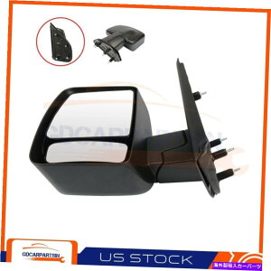 US~[ 2012-2013 NISSAN NV 1500}jAtH[hubNeNX`[~[hCo[ For 2012-2013 Nissan NV 1500 Manual Fold Black Textured Mirror Driver Left Side