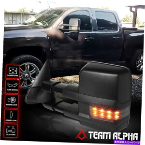 US~[ 1988-2000 CK Suburban/Tahoe [Power+Smoke LED+Reverse]̂ Fits 1988-2000 CK Suburban/Tahoe[POWER+SMOKE LED+REVERSE]Left Side Towing Mirror