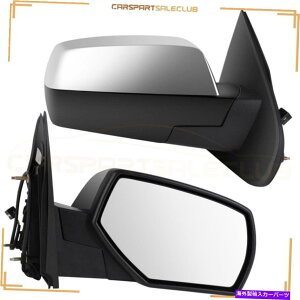 US~[ 15-18V{[Vo[h̏qTCh~[p[M}jAtH[hN Passenger Side Mirror Power Heated Manual Fold Chrome For 15-18 Chevy Silverado