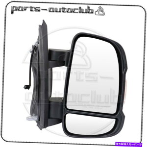 US~[ 2014Ñ_bWv}X^[ubN^[VOi}jAtH_AEFCETCh~[ For 2014 DODGE RAM PROMASTER Black Turn Signal Manual Foldaway Right Side Mirror