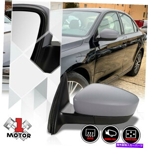 US~[ []hCo[TChp[+MhA~[11-18 VWWFb^̐܂肽ݐ܂肽 [Left] Driver Side Powered+Heated Door Mirror Grey Foldable for 11-18 VW Jetta