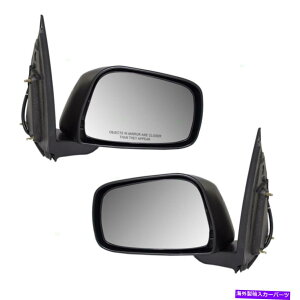 US~[ VyAZbgp[TCh~[KXnEWO09-13XYLԓsbNAbvgbN New Pair Set Power Side Mirror Glass Housing 09-13 Suzuki Equator Pickup Truck