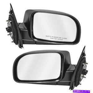 US�~���[ �T�C�h�r���[�̃Z�b�g�p���[�e�N�X�`���~���[07 08 09 10 11 12�q�����_�C�T���^�t�F Set of Side View Power Textured Mirrors for 07 08 09 10 11 12 Hyundai Santa Fe�y���s�A���i�z