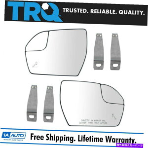 US~[ TRQGNXeATChr[hA~[KXyAX|bg^[MpLH RH TRQ Exterior Side View Door Mirror Glass Pair Spotter Heated Blind Spot LH RH