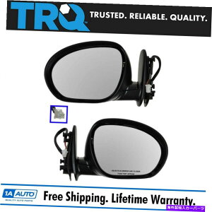 US~[ TRQTChr[́AYL[up̃p[Mꂽ炩ȍqRH TRQ Side View Mirrors Power Heated Smooth Black Passenger RH for Nissan Cube
