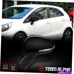 US�~���[ 2012-2013 kia rio [���h���C�o�[��] OE�X�^�C���p���[+���M+�M���� Fits 2012-2013 Kia Rio [Left Driver Side] OE Style Powered+Heated+Signal Mirror�y���s�A���i�z