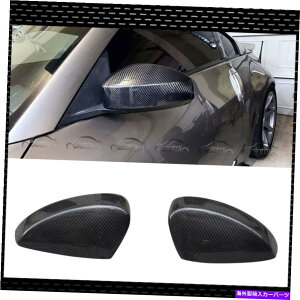 US~[ 2003N2007N̓Y350Z Z33̖{̃J[{t@Co[TCh~[Jo[LbvI[o[C REAL CARBON FIBER SIDE MIRROR COVERS CAP OVERLAY FOR 2003-2007 NISSAN 350Z Z33