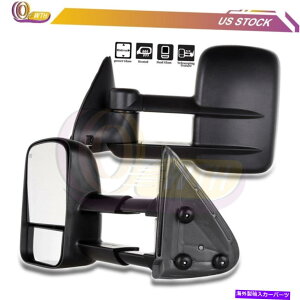US�~���[ GMC�̃p���[���M�~���[�A�V�{���[1999-2002��+�E���̍����V�F�� Power Heated Mirrors For GMC,CHEVROLET 1999-2002 Left+Right Side Black Shell�y���s�A���i�z