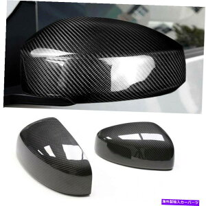 US~[ 2009N2019N̓Y370Z Z34̃J[{t@Co[J[TChr[~[Jo[gLbv Carbon Fiber Car Side View Mirror Cover Trim Cap For 2009-2019 Nissan 370Z Z34