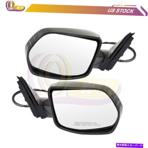 US~[ 2007-2011̃p[obN~[z_CR-VubNeNX`+E Power Rear View Mirrors For 2007-2011 Honda CR-V Black Textured Left+Right Side