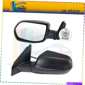 US~[ 07-11z_CR-Vp[~[ubNeNX`}jAeXXR[vRH+LH For 07-11 Honda CR-V Power Mirrors Black Textured Manual Telescope RH+LH Side