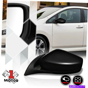 US~[ [] 18-22Y[t̂߂ɃhCo[TChp[hA~[KX܂肽ݐ܂肽 [Left] Driver Side Power Adjust Door Mirror Glass Foldable for 18-22 Nissan Leaf
