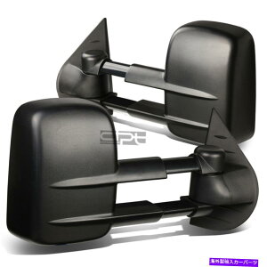 US~[ tBbg07+V{[/GMCyA]fAGNXeuA[Ag[COTCh~[ Fit 07+ Chevy/Gmc Pair Telescopic Dual Extendable Arm Rear Towing Side Mirror