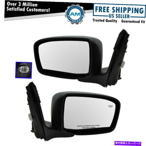 US~[ 05-10IfbZCpɐ܂肽ݔMTChr[EyAZbgZbg Folding Power Heated Side View Mirrors Left & Right Pair Set for 05-10 Odyssey